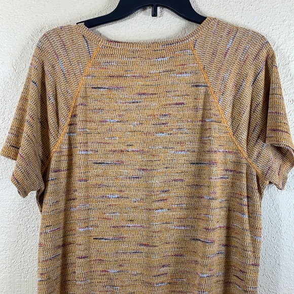 Sonoma Knit Top Blouse Yellow Red L . - Picture 10 of 12